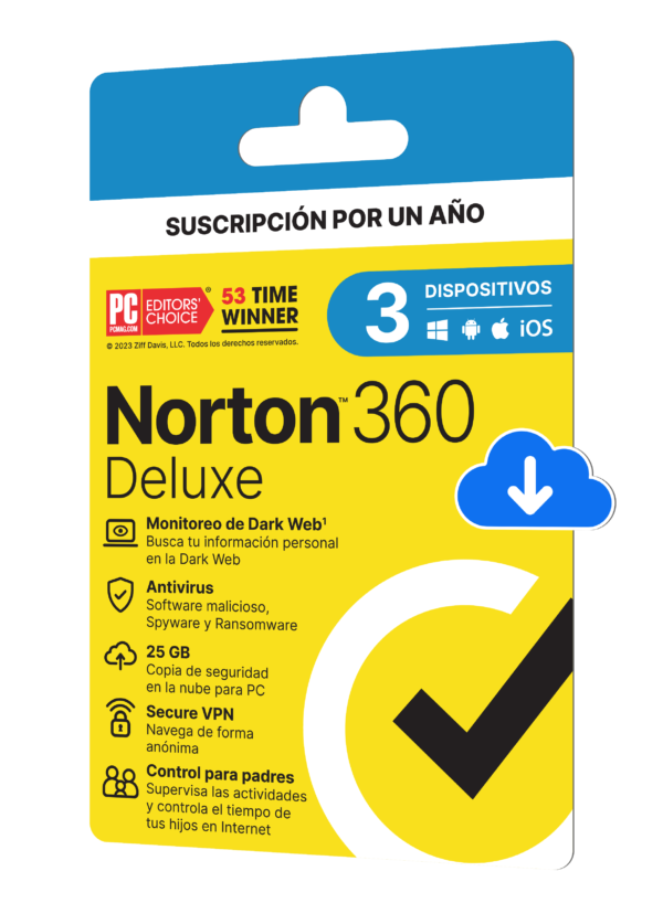 NORTON 360 DELUXE 3 DISPOSITIVOS 1 AÑO - Imagen 2