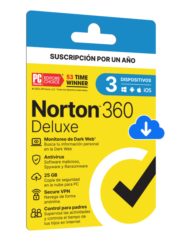 NORTON 360 DELUXE 3 DISPOSITIVOS 1 AÑO - Imagen 3