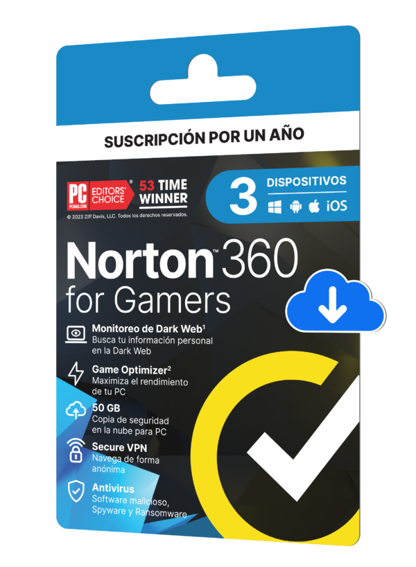 NORTON 360 FOR GAMERS 3 DISPOSITIVOS 1 AÑO - Imagen 2