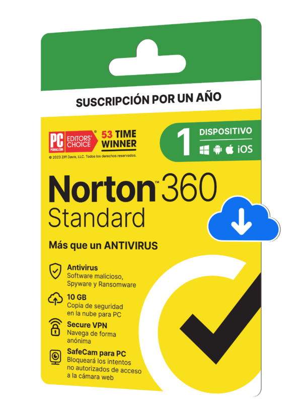 NORTON 360 STANDARD 1 DISPOSITIVO 1 AÑO - Imagen 3