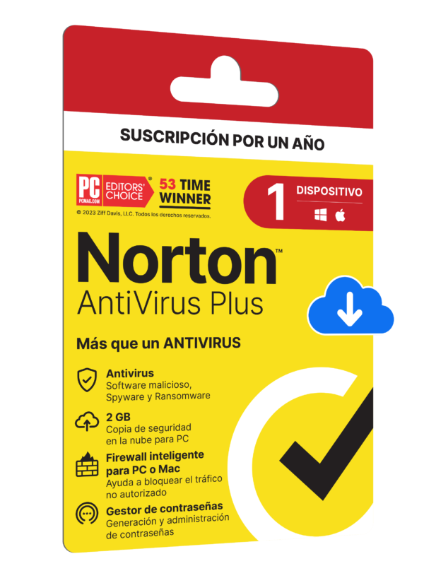 NORTON ANTIVIRUS PLUS 1 DISPOSITIVO 1 AÑO - Imagen 2